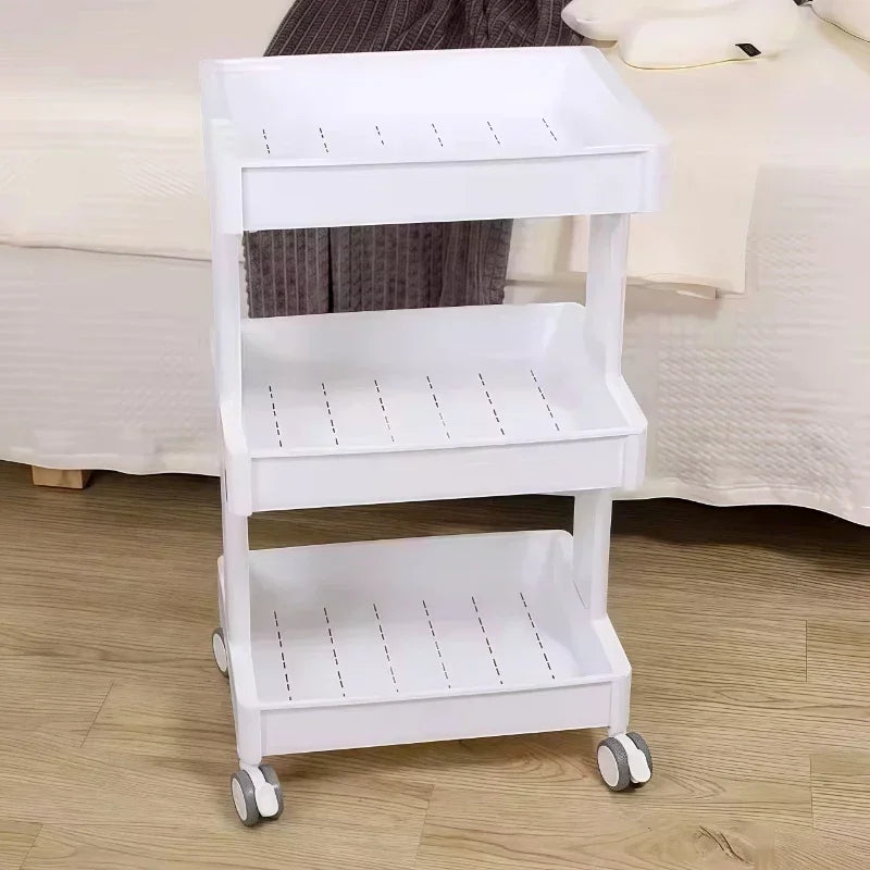 Almacenamiento de Peluquería Carrito Estético Profesional con Ruedas Bandeja de Salón de Belleza Equipo de Salón Mobiliario Comercial