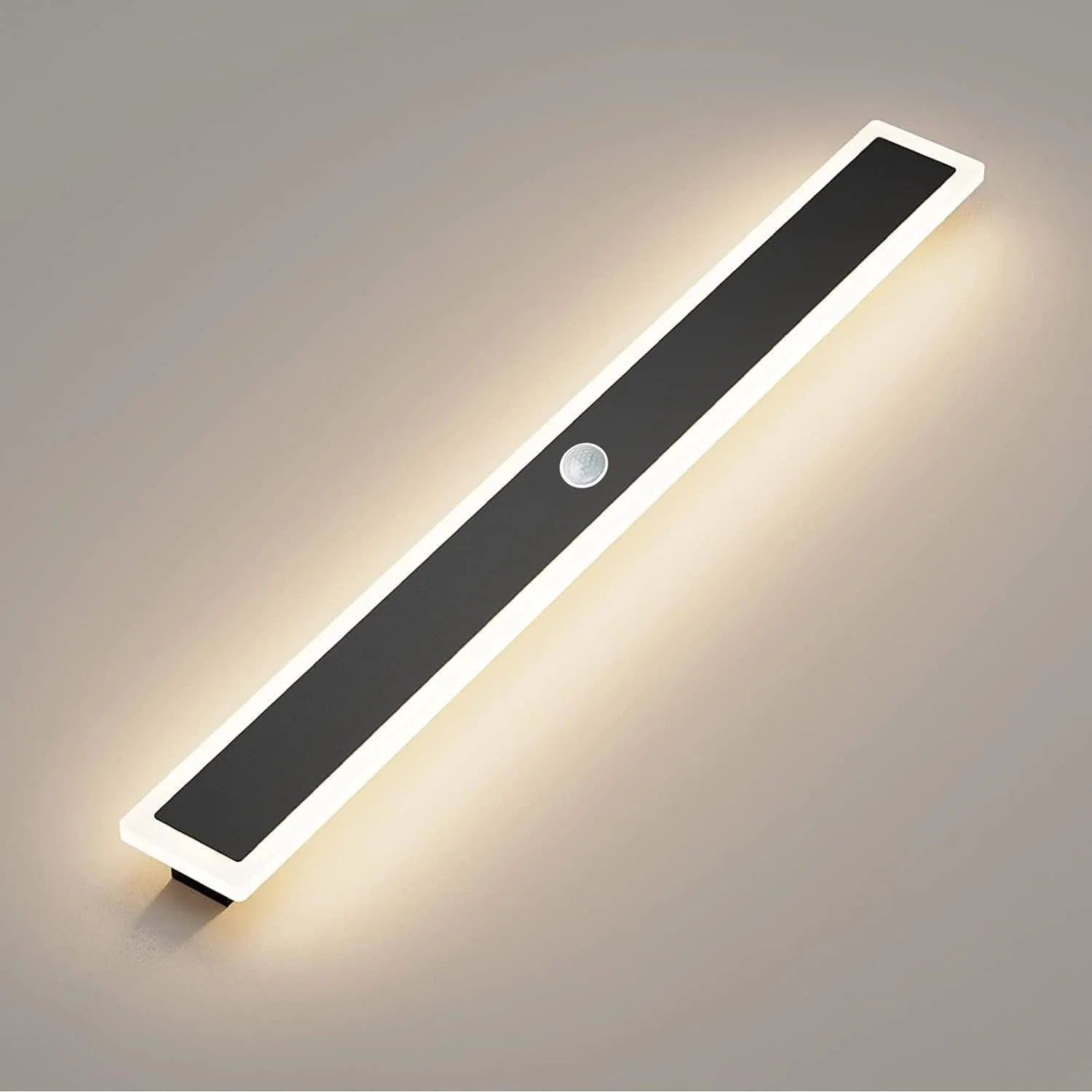 Apliques de pared para exterior con detector de movimiento LED, impermeables IP65, lámpara de pared para villa, largos de metal antracita, apliques modernos