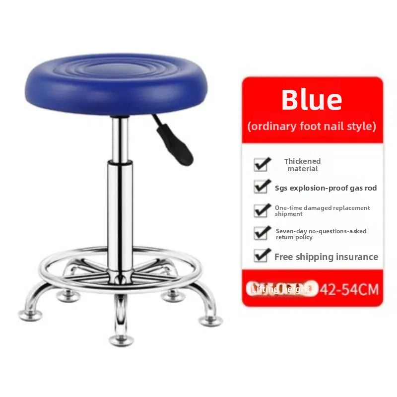 Silla de bar multifuncional silla giratoria de bar silla elevadora de bar taburete giratorio de bar silla de peluquería taburete alto taburete redondo taburete de belleza