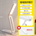 Lámpara de Escritorio LED Plegable Táctil con Control Remoto Lámpara de Pared Regulable Carga USB Oficina Estudio Luz Nocturna de Cabecera
