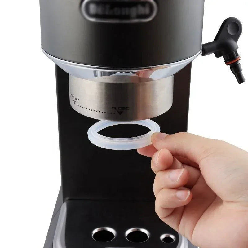 Junta de cabezal de preparación de silicona JUSTINLAU para cafetera, anillos de sellado, pieza de sellado profesional para DeLonghi EC685/EC680/EC850/860