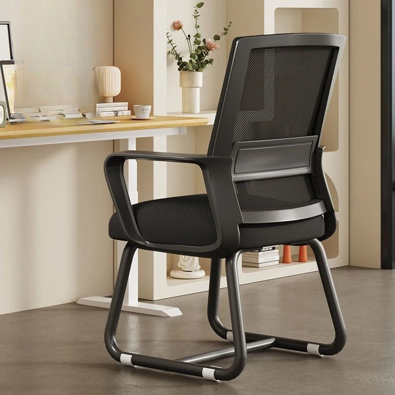 Silla de ordenador Silla gamer Silla ergonómica cómoda Silla sedentaria para oficina, reuniones, dormitorio, universidad, estudiantes, hogar, escritorio, taburete