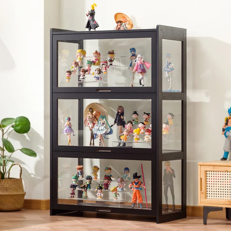 Vitrina de exhibición grande de Lego, figura de acrílico, juguete, adorno, artefacto, vitrina transparente a prueba de polvo, estante de almacenamiento para cajas ciegas