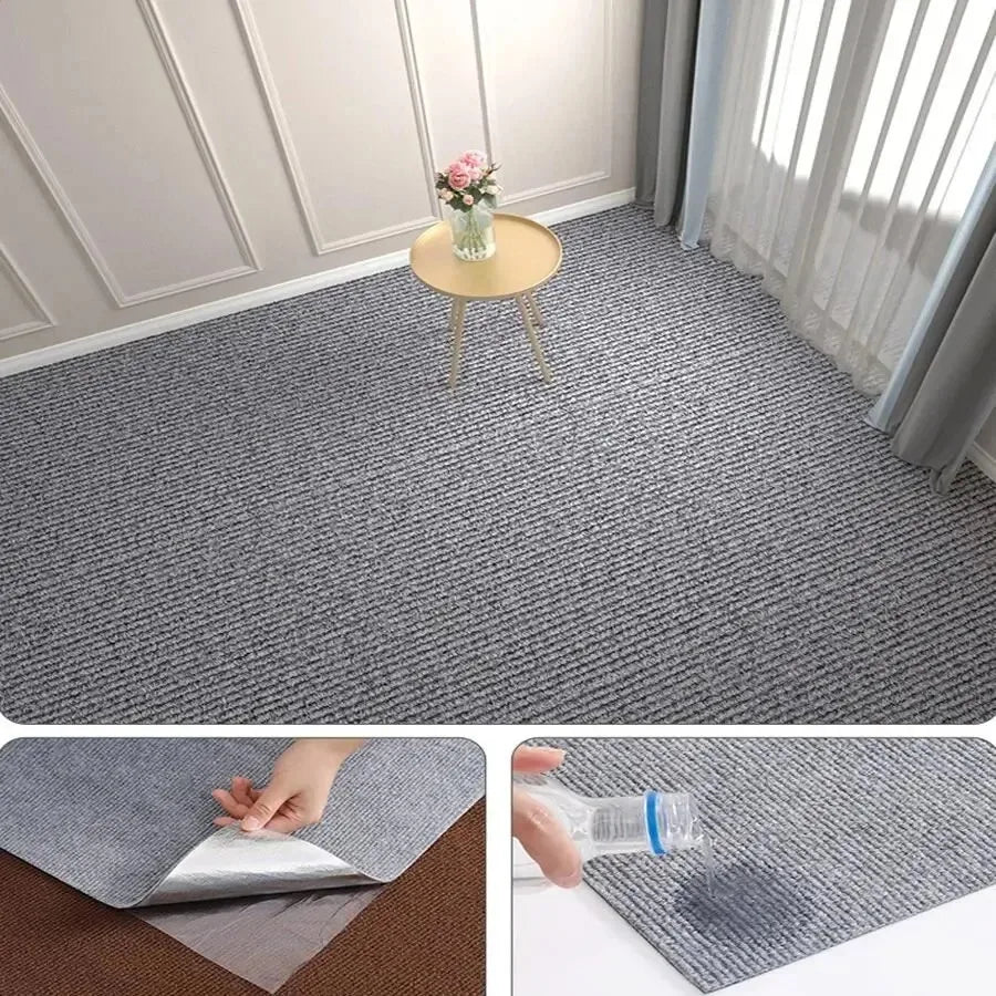 Alfombrilla antideslizante autoadhesiva prémium de 40 cm x 3 m, impermeable, a prueba de aceite, para cocina, baño, exterior, alfombra antideslizante, decoración del hogar