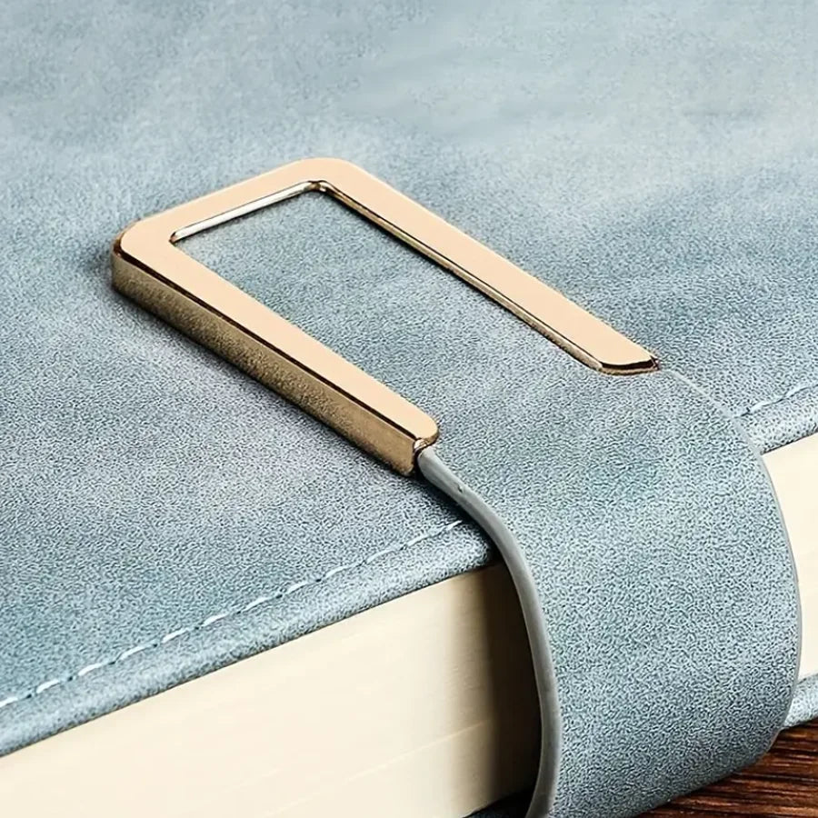 Cuaderno de cuero A5 vintage con tapa blanda personalizada, perfecto para reuniones de negocios y la vida universitaria