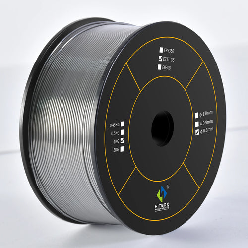 0.8mm Mig Wire Flux Cored Self-Shielded 1kg No Gas Wires Iron Welding Carbon Steel Gas-Less Mig Welder Accessories