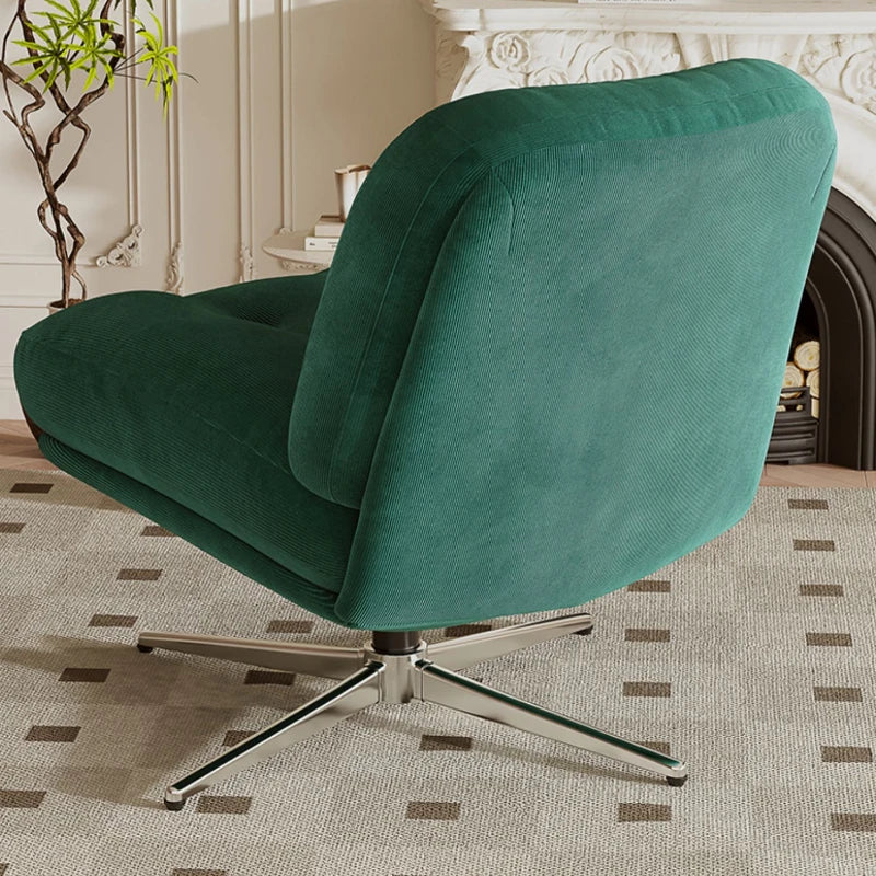 Sillón individual, lujo ligero, estilo medieval Bauhaus, sillón de ocio para sala de estar, sofá perezoso para dormitorio