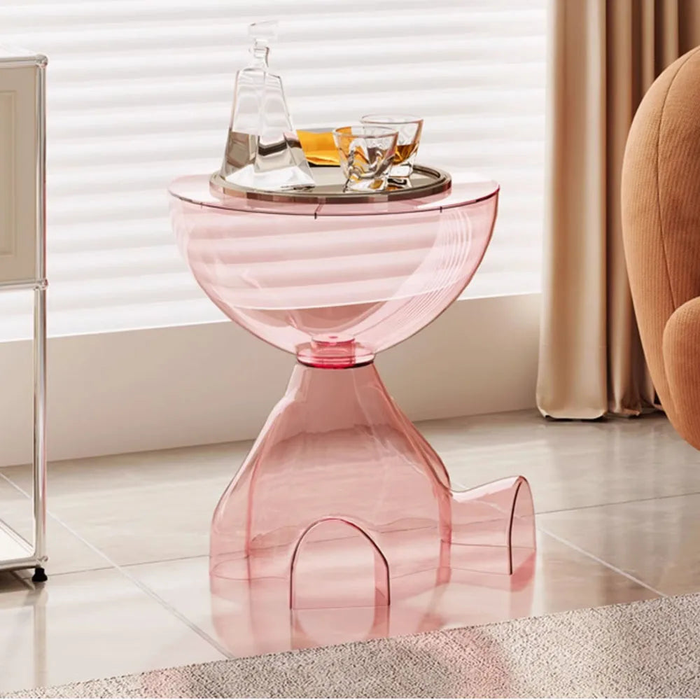 Mesa auxiliar de café móvil, sofá minimalista, sala de estar pequeña, espacios pequeños, dormitorio, mesa de té creativa