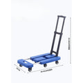 Carrito plegable portátil, carro de mano, carro de mudanza, carro de plataforma, carrito de compras