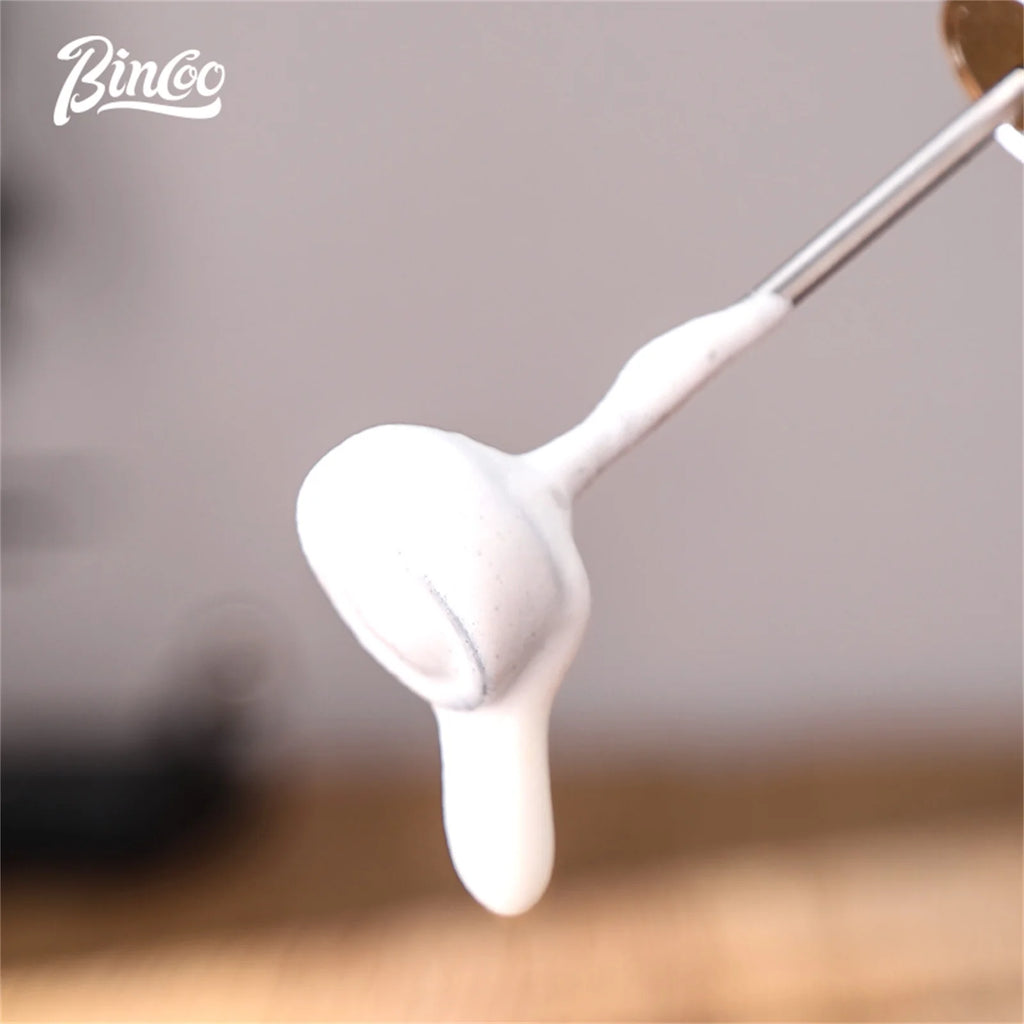 Espumador de leche Bincoo USB recargable de 2 velocidades, batidor de mano y mini mezclador para café con leche y herramientas de cocina
