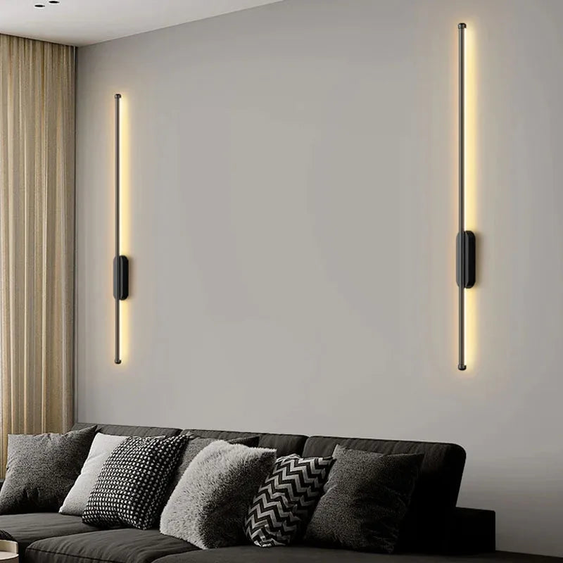 Lámpara de pared interior dorada y negra moderna, luz LED, recargable por USB con tricolor regulable, no requiere perforación, lámparas de pared