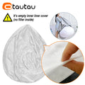 OTAUTAU para adultos y niños, funda de puf de piel sintética mullida sin relleno, puf otomano para sala de estar, asiento de esquina, saco DD003