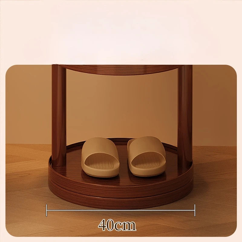 Perchero de pie de madera maciza, estante para ropa, estante de varios niveles, organizador de sombreros y bolsos para entrada, dormitorio y sala de estar
