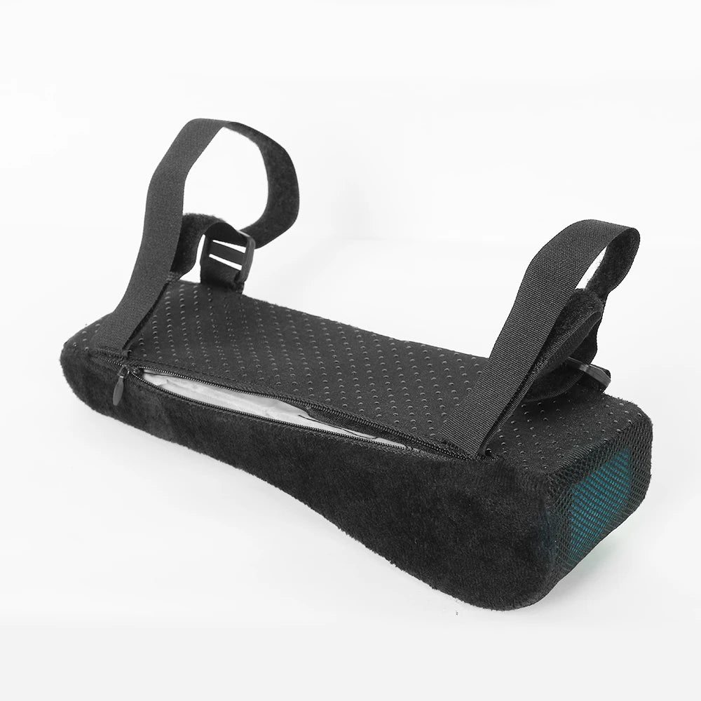 2Pcs Soft Comfortable Memory Gel Armrest Pads Elbow Pillow Resilient Foam Ergonomic Hand Rest for Office Car Game Chair