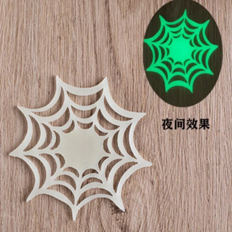 Posavasos Aislante, Salvamanteles Fluorescente Telaraña, Posavasos de Silicona Luminoso