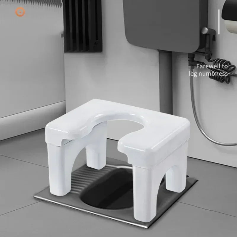 Inodoro en cuclillas taburete silla antideslizante grueso hogar panel ensanchado borde redondeado resistente fácil de lavar orinal sillas para baño