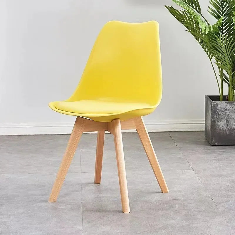 Silla de comedor moderna, silla para el hogar, silla minimalista nórdica con respaldo, silla para mesa de comedor, silla decorativa, sillón para sala de estar.