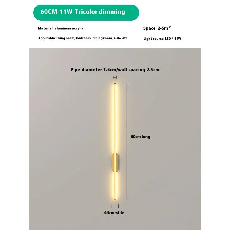 Lámpara de pared LED recargable por USB, accesorio de iluminación de pared interior con control remoto, regulable, tricolor, no requiere perforación