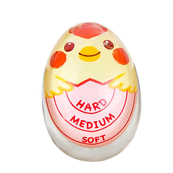 Temporizador de huevos duros para cocina, temporizador de cambio de color perfecto para huevos, temporizador para hervir huevos blandos y duros