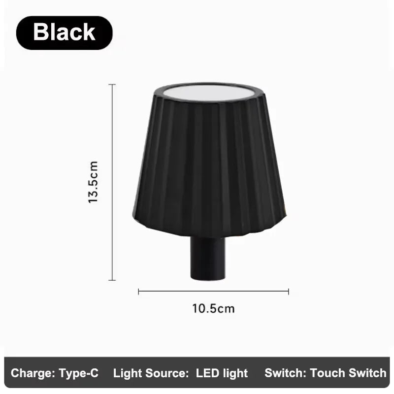 Lámpara de mesa inalámbrica para botellas de vino, luz LED para botellas para uso en exteriores, control táctil, ideal para restaurantes, bares, fiestas y festivales