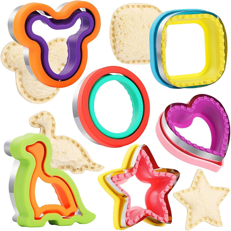 1 Pc Sandwich Cutter and Sealer Uncrustable Sandwich Maker for Uncrustables Peanut Butter and Jelly Sandwich Cookie Cutter Mold