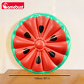 Camebust Colchoneta Flotante Hinchable para Agua, Colchoneta Flotante Hinchable para Piscina al Aire Libre, Colchoneta Flotante Grande Redonda de Sandía