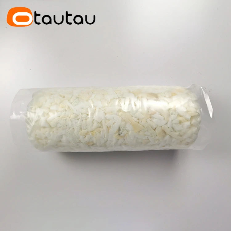 OTAUTAU 1kg 2.2bls Espuma Viscoelástica Triturada Esponja Almohada Puf Relleno Sofá Puf Sillón Cojín Relleno Muñeca
