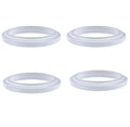 Junta de cabezal de preparación de silicona JUSTINLAU para cafetera, anillos de sellado, pieza de sellado profesional para DeLonghi EC685/EC680/EC850/860