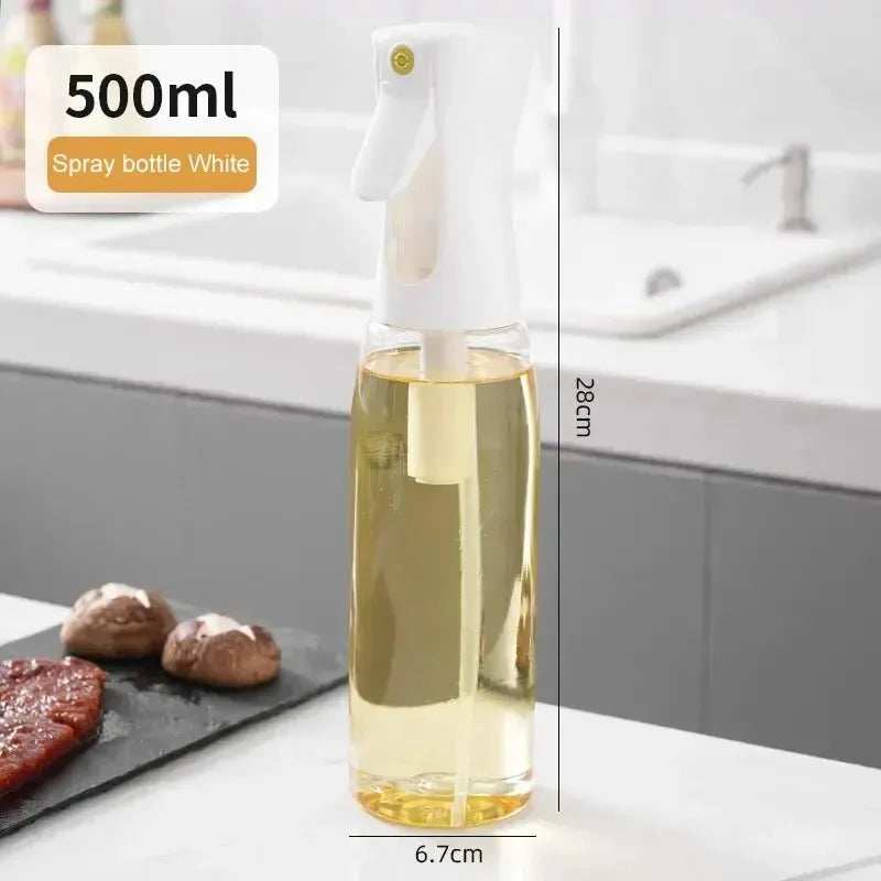 1 ud. Pulverizador de aceite de 200/300/500 ML, pulverizador de aceite de oliva comestible para cocina, pulverizador atomizador de aceite para freidora de aire