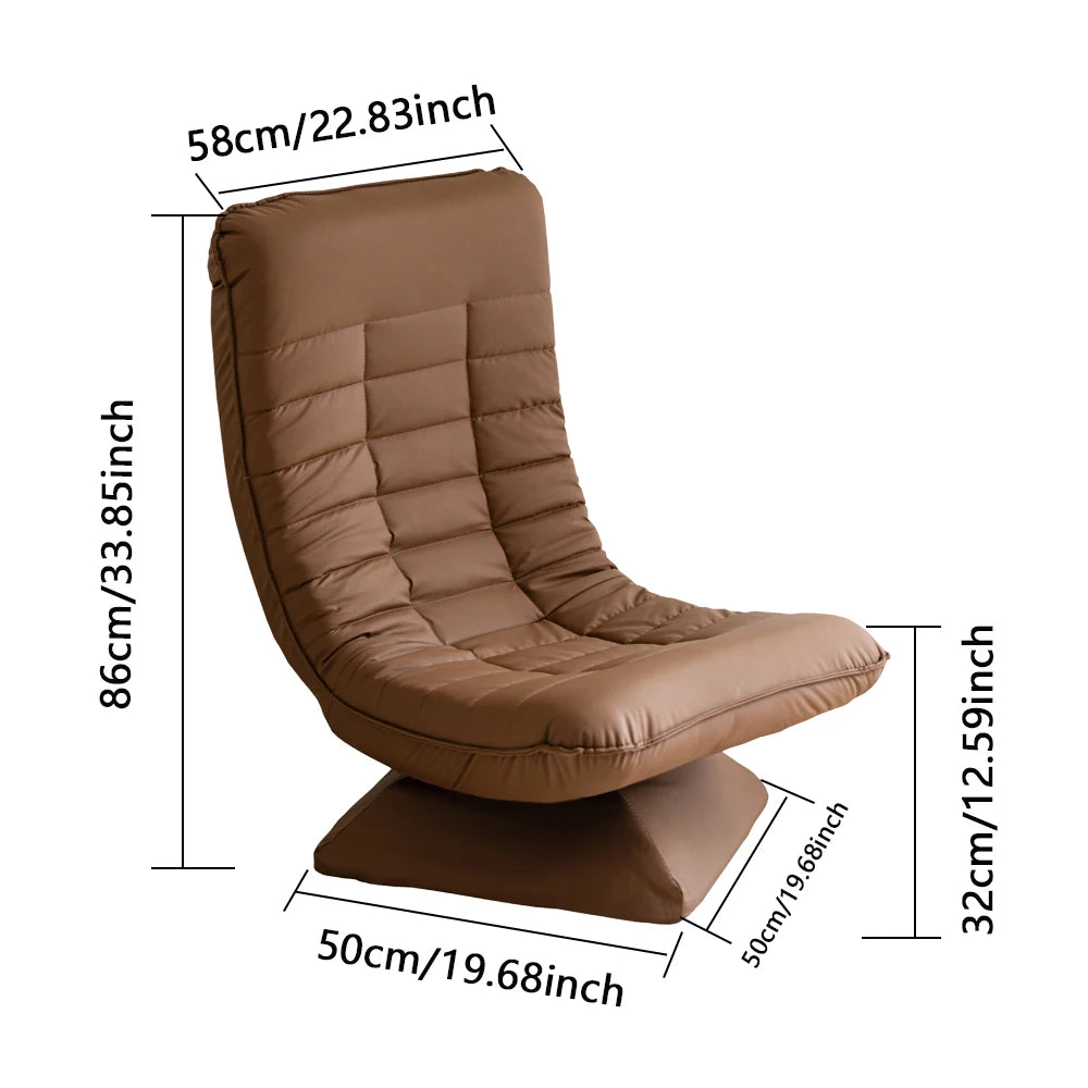 Sillón giratorio para adultos y niños - Asiento giratorio 360 grados - Sillón tipo banana acolchado