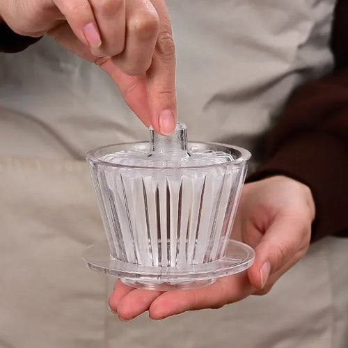 Filtro de café tipo dripper de 1-2 tazas Crystal Eye, para verter sobre, filtro de café, taza de filtro, papeles de filtro, base plana, aumenta la uniformidad