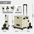 Household multi-functional shopping trolley, portable folding shopping trolley, trailer, camping, large-capacity storage box