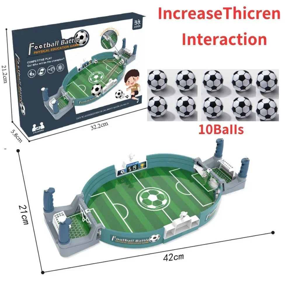 Juego de mesa de fútbol de mesa para fiestas familiares, juego de mesa de fútbol de mesa, juguetes de fútbol, deportes portátiles, juguetes al aire libre, regalo para niños
