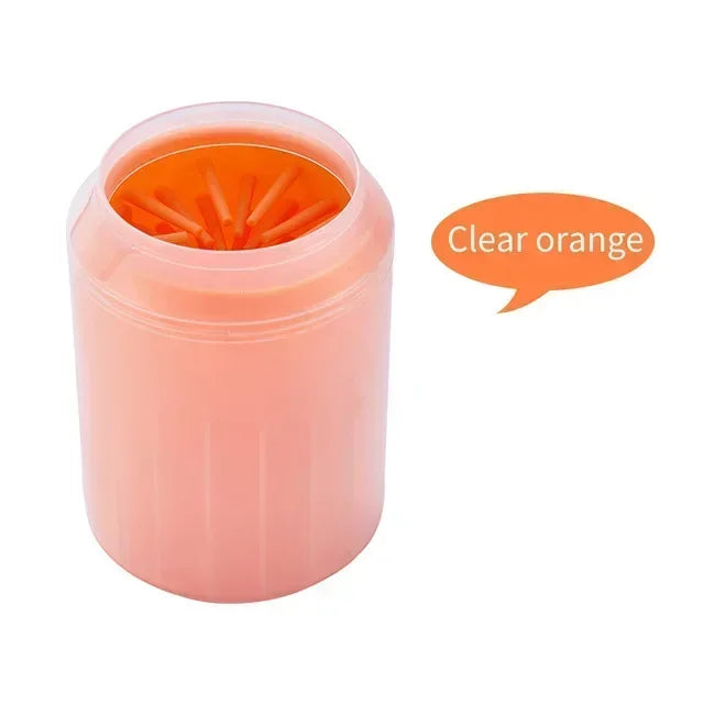 Pet Foot Washing Cup Portable Cat and Dog Foot Cleaner Soft Silicone Dog Paw Cleaning Tools Mini Wash Brush Bucket Pet Supplies