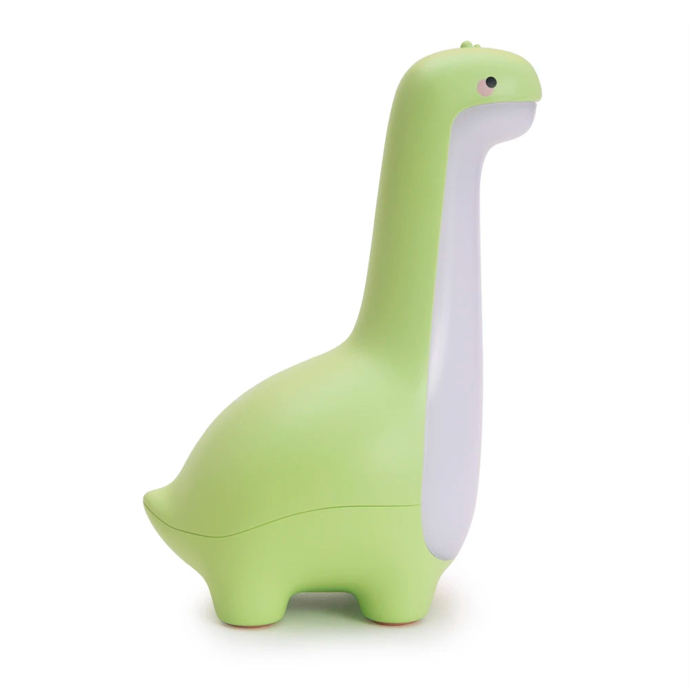 Dinosaurio Luz Nocturna Linda Luz Nocturna Infantil Protección Ocular Lámpara de Mesita de Noche con Temporizador Carga USB Decoración de Habitación Regalo para Niños
