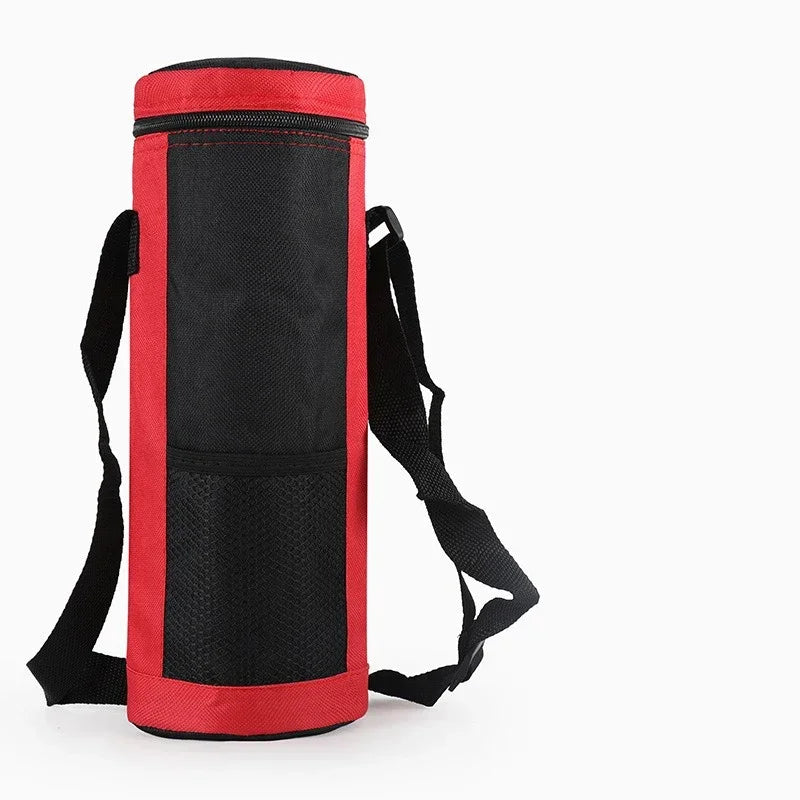Bolsa Térmica Portátil con Correas de Transporte, Funda Aislante de Tela Oxford, Película de Aluminio, para Viajes, Camping, Mantiene las Bebidas Frías/Calientes
