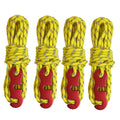 4 Outdoor Tent Ropes, Reflective Ropes Canopy Ropes Reinforced Windproof Ropes with Buckles To Ensure Safety Camping Accessories