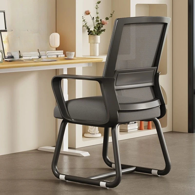 Silla de ordenador Silla gamer Silla ergonómica cómoda Silla sedentaria para oficina, reuniones, dormitorio, universidad, estudiantes, hogar, escritorio, taburete