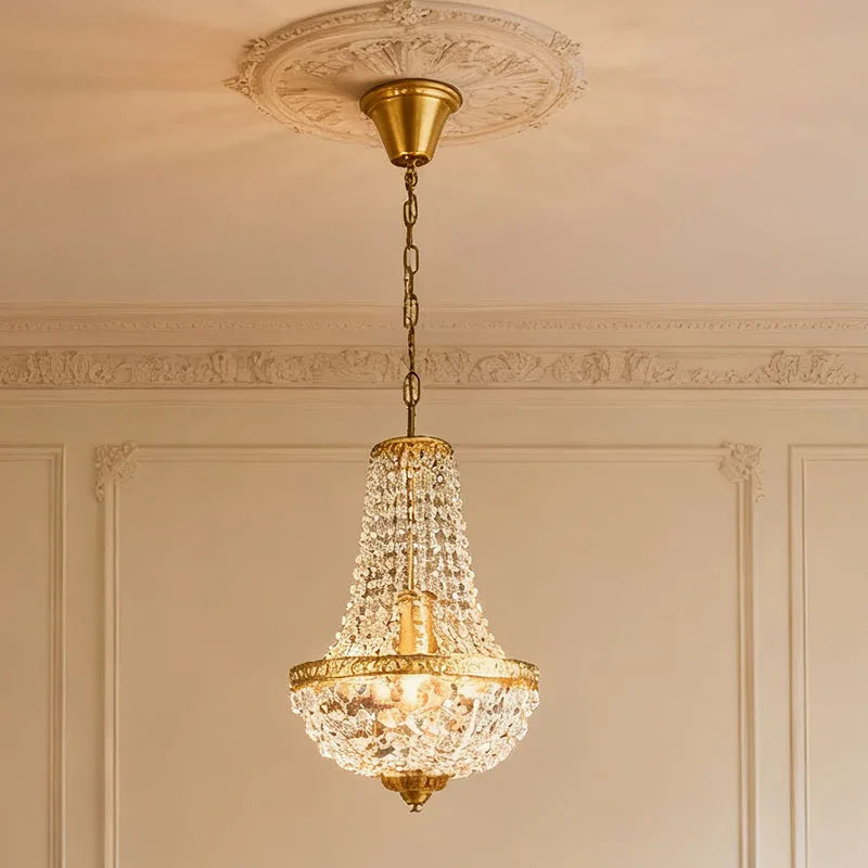 Lámpara Colgante de Cristal Moderna, Candelabro LED E27 para Ático, Sala de Estar, Porche, Dormitorio, Arte en Hierro, Decoración del Hogar, Lámparas Colgantes Vintage