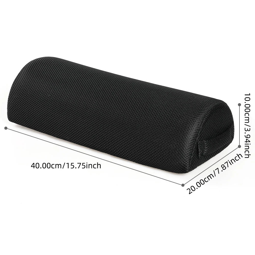 Semi-cylindrical pillow, office footrest, foot massage, leg clamp pillow, ergonomic foot stool