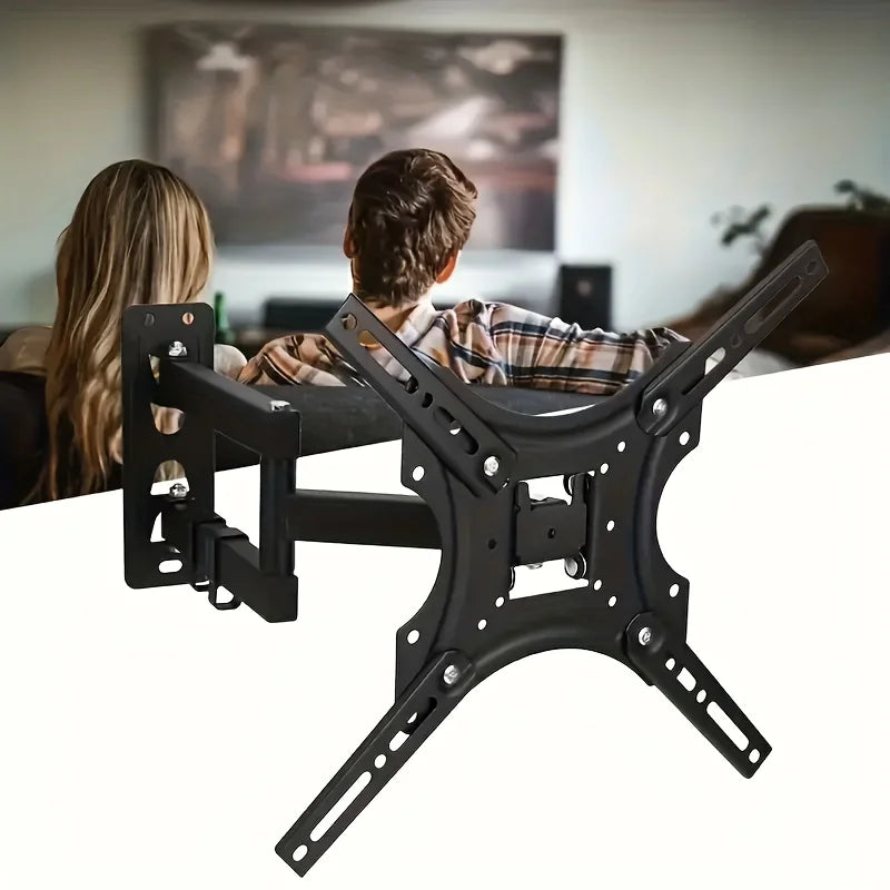 Soporte de pared para TV de 32-55 pulgadas, monitor LCD LED, soporte de pared para TV ajustable con brazo largo extensible, soporte de pared para TV, VESA máximo 400x400mm