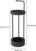 Paragüero dorado/negro, ahorra espacio y es resistente a la oxidación, paraguero de metal moderno, perfecto para uso en el hogar y la oficina