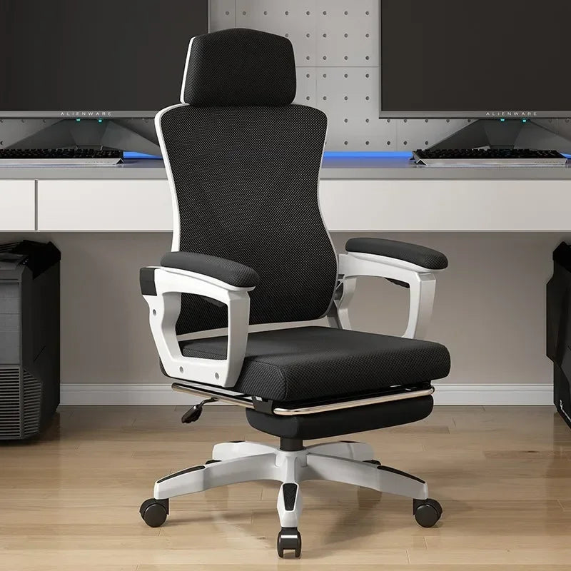Silla de estudio para estudiantes, silla de malla ergonómica con soporte lumbar para escritorio de ordenador de oficina SNU, silla ejecutiva ergonómica Furgle Office Furniture