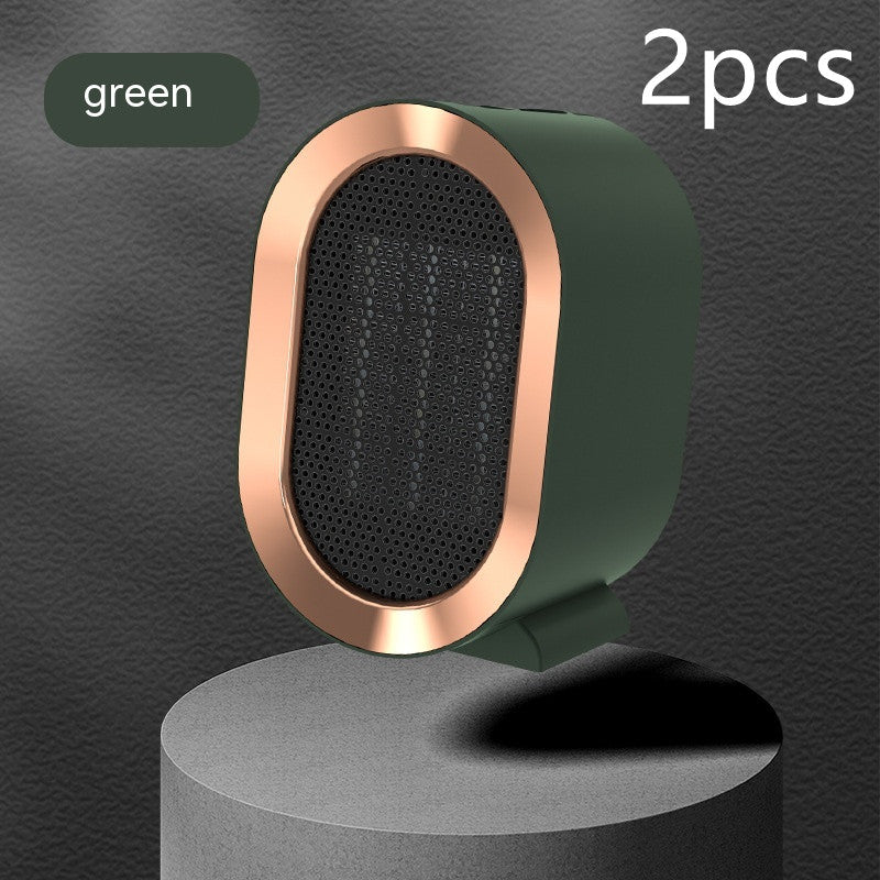 Calentador Eléctrico de Escritorio, Mini Calefactor Portátil, Calentador de Ventilador 220V PTC Cerámica, Calentador de Aire Cálido para Hogar Oficina