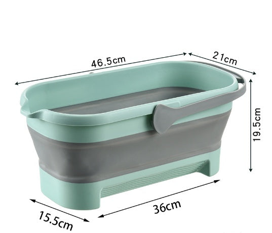 Barril de almacenamiento de agua plegable portátil duradero para uso húmedo y seco
