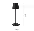 Lámpara de mesa LED de aluminio con carga