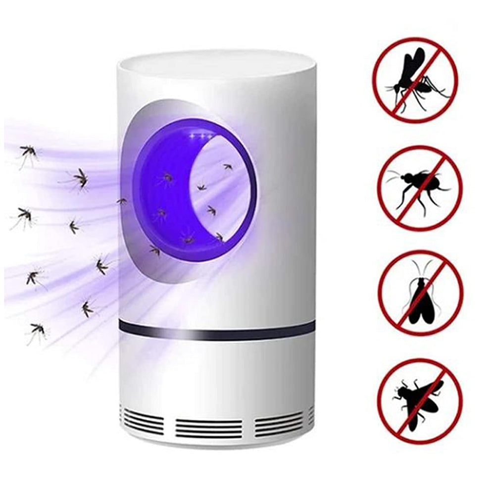 Lámpara fotocatalítica antimosquitos de ojo pequeño USB para embarazadas, silenciosa, de succión LED