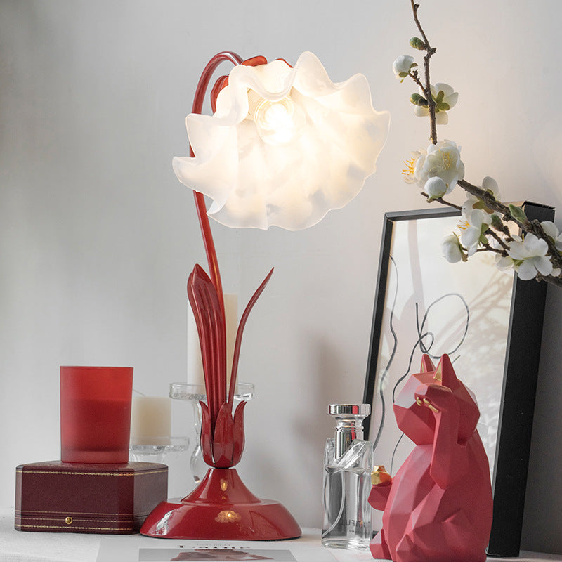 Lámpara de noche de moda para el hogar, linterna de flores