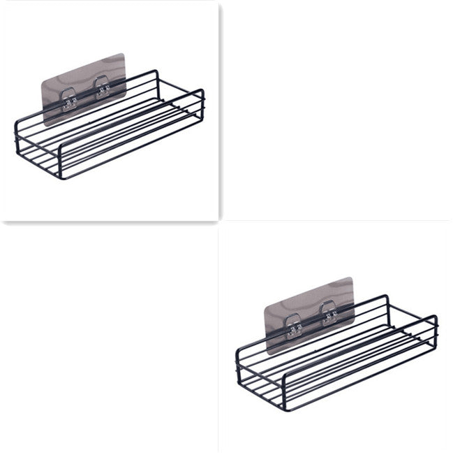 Estante de esquina para baño, estante de ducha, hierro forjado, accesorios de cocina, estante de almacenamiento, estantes de baño, equipamiento de baño