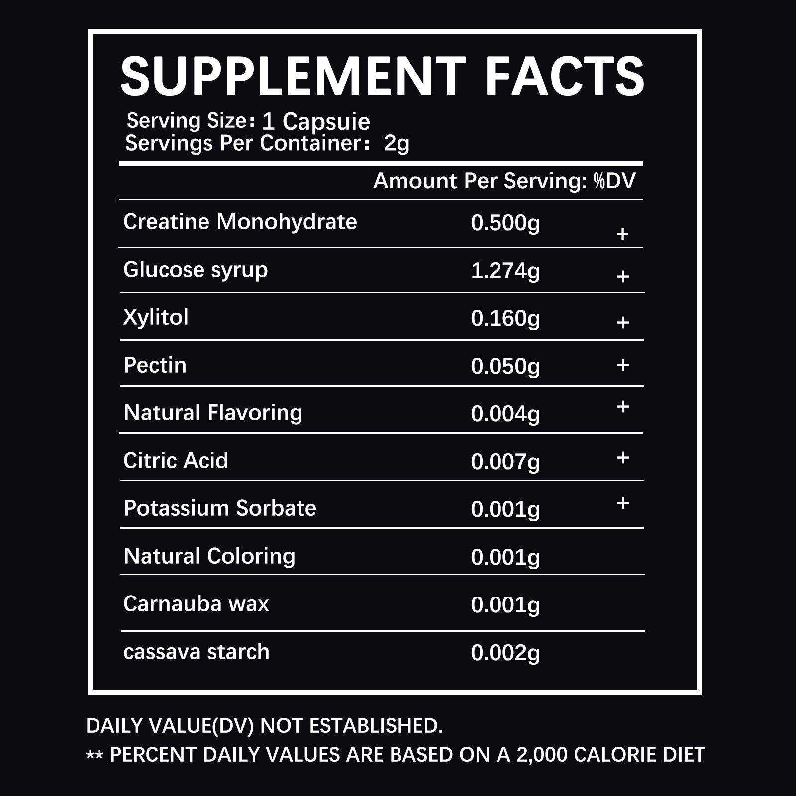 Creatine Jelly